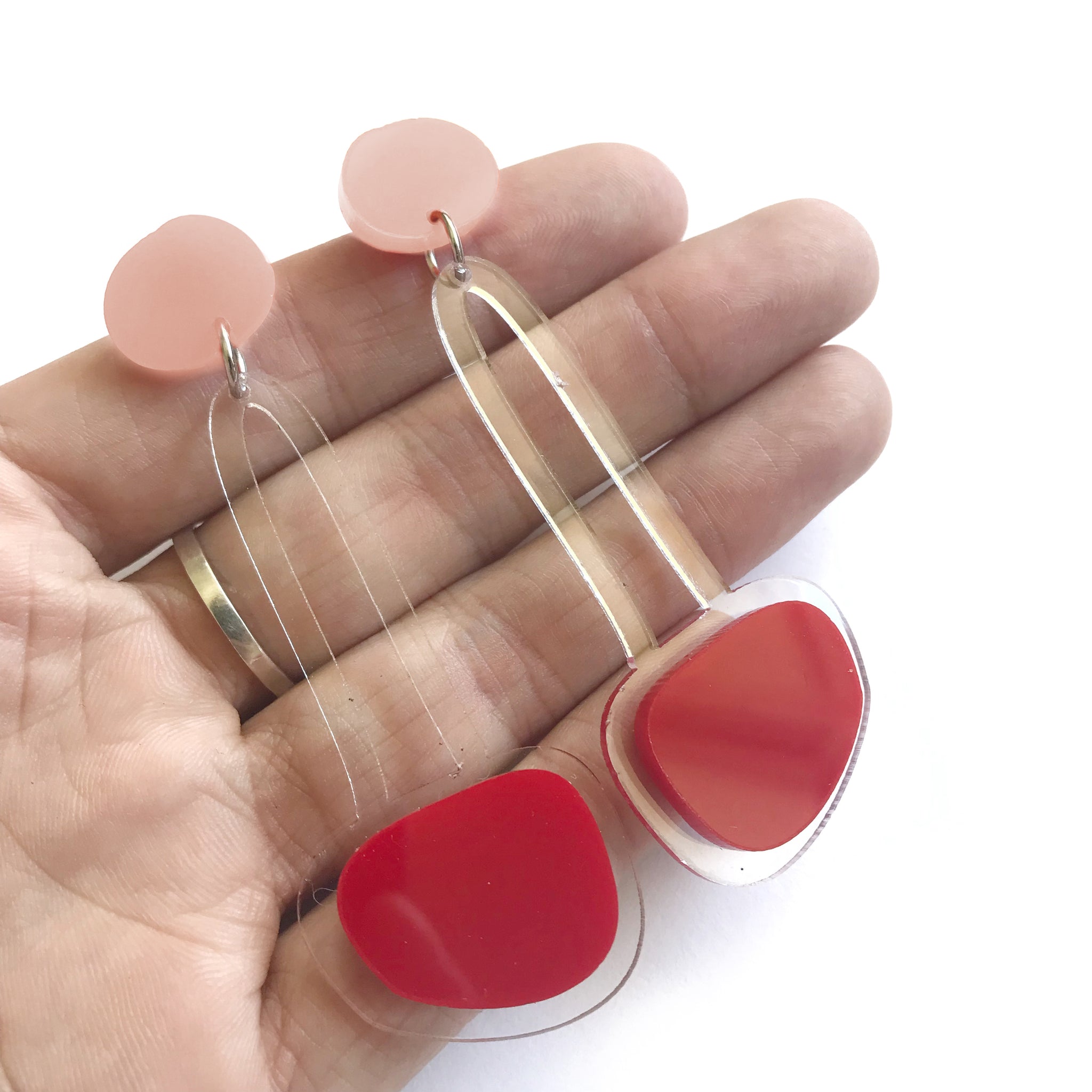 Debenhams red earrings hot sale