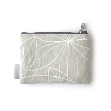 Load image into Gallery viewer, Linen Snowflake Small Pouch - Mikmat Designs
