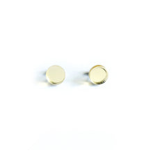 Load image into Gallery viewer, Dot Mirror Stud Earrings CHOOSE YOUR COLOUR - Mikmat Designs
