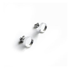 Load image into Gallery viewer, Dot Mirror Stud Earrings CHOOSE YOUR COLOUR - Mikmat Designs
