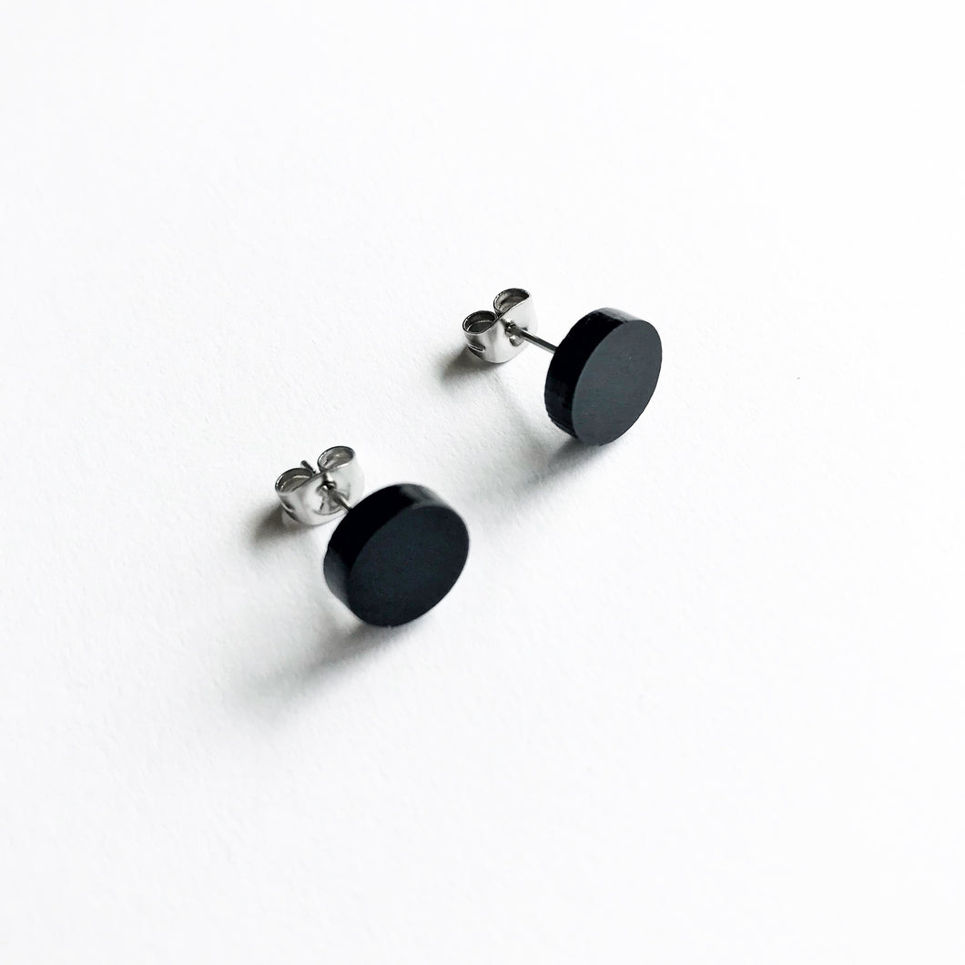 Dot Stud Earrings CHOOSE YOUR COLOUR - Mikmat Designs
