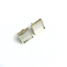 Load image into Gallery viewer, Square Stud Earrings CHOOSE YOUR COLOUR
