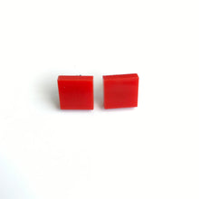 Load image into Gallery viewer, Square Stud Earrings CHOOSE YOUR COLOUR
