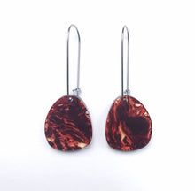Load image into Gallery viewer, Pendulum Earrings Tortoise Shell - Mikmat Designs
