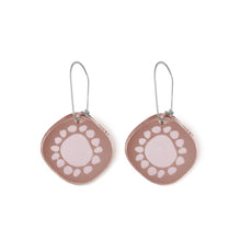 Load image into Gallery viewer, Mini Sunshine Earrings Rose Gold Mirror - Mikmat Designs Earrings Laser Cut Designs
